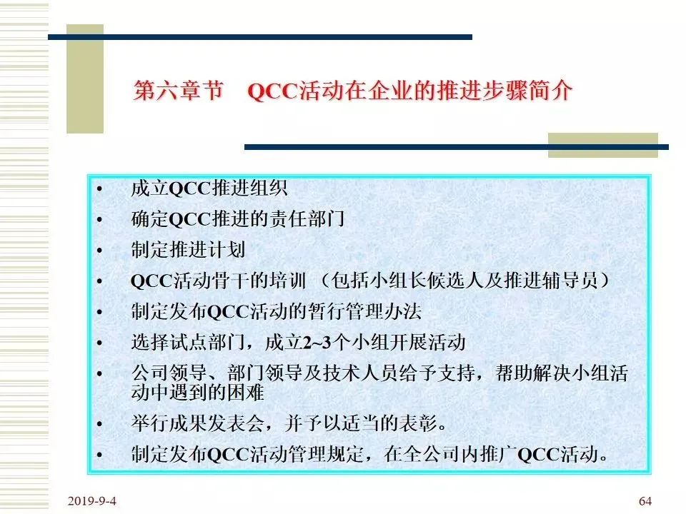 一文读懂品管圈的四个阶段、七个手法、十大步骤（附培训教材）